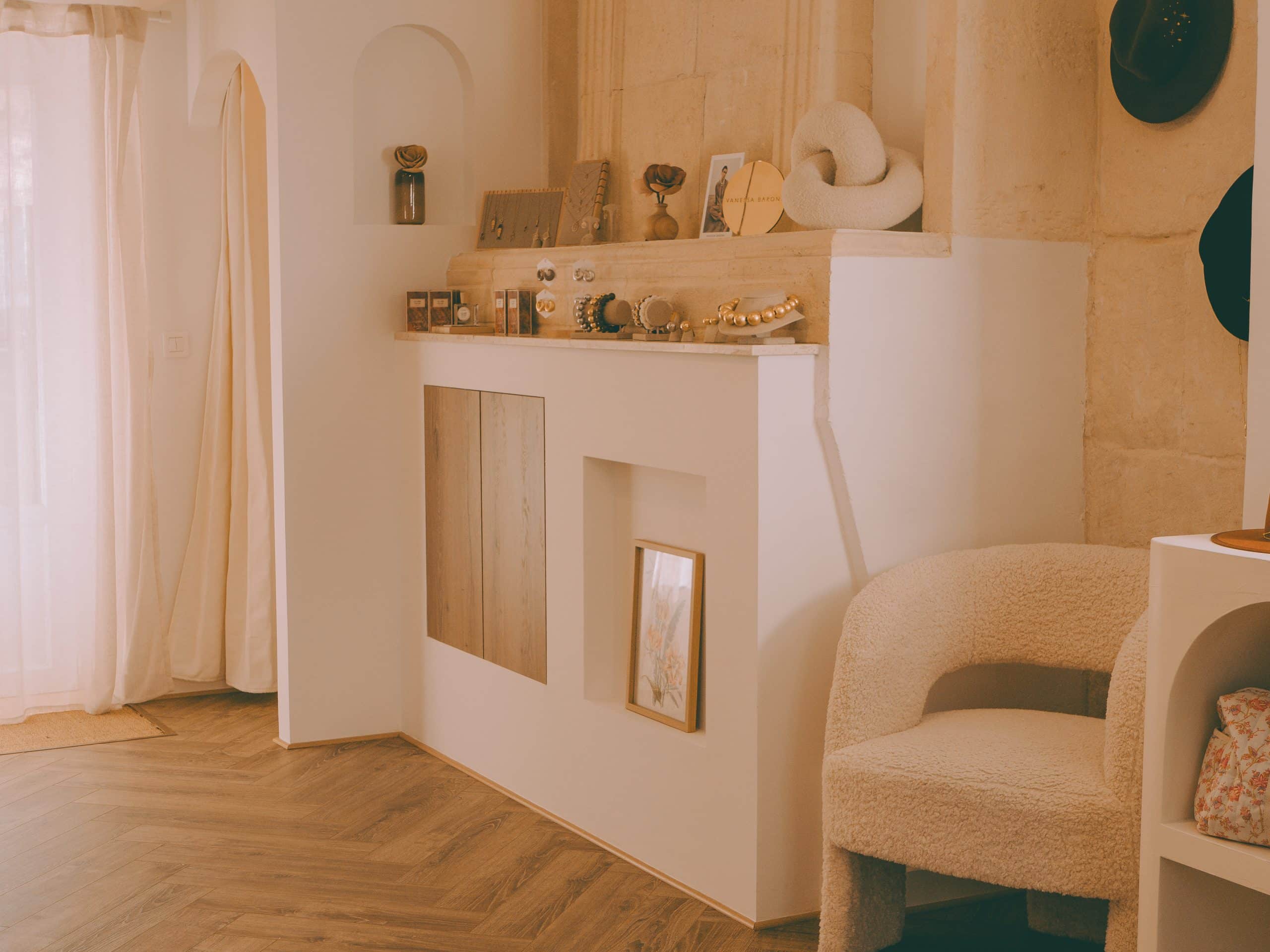 Intérieur de la boutique Terrazzo boutique Maussane-les-Alpilles